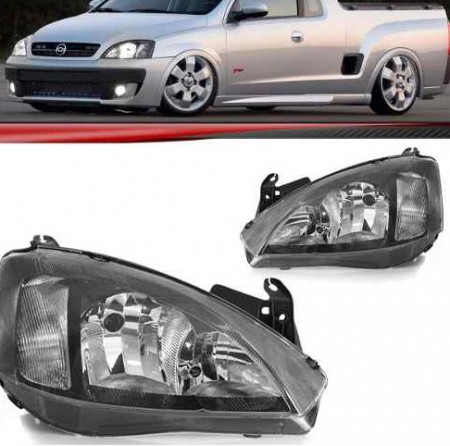 Farol Corsa Montana 2003 a 2009 Máscara Negra.